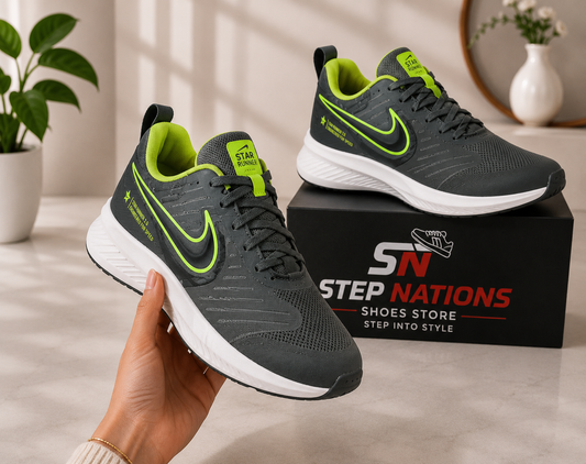 Original Nike Star Runner 4 – Black &amp; Lime (shop) 019