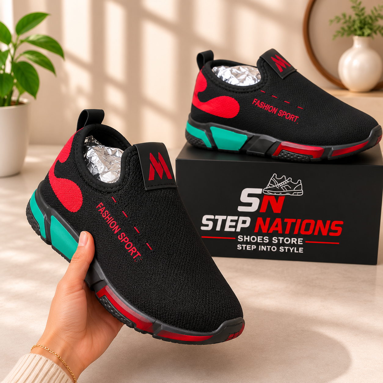 ORIGINAL Fashion Sport Slip-On Sneakers – Premium Comfort & Modern Style