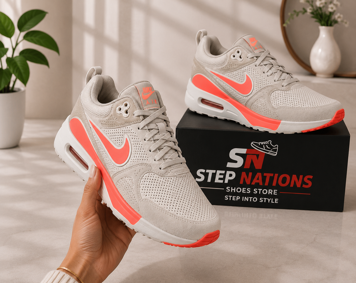Original Nike Air Max Women's Sneakers – Cream &amp; Coral – (shop)