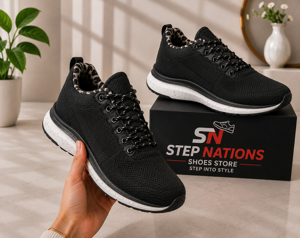 Black Premium Casual Sneakers – (Shop) 058