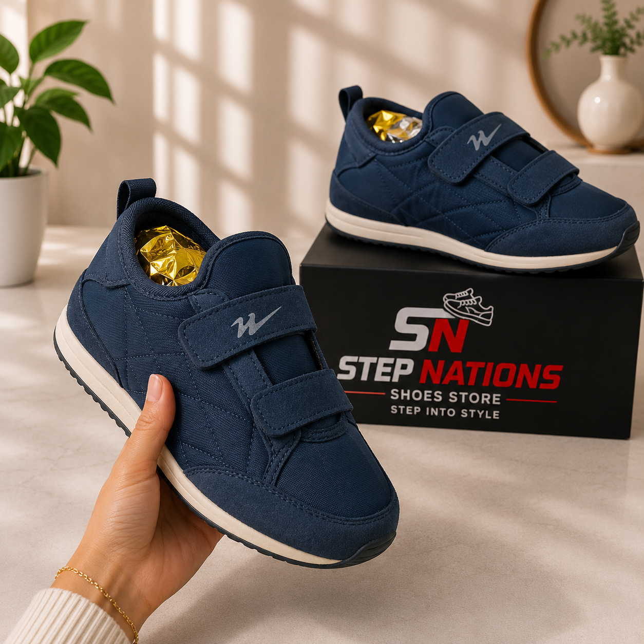 ORIGINAL Premium Velcro Casual Sneakers – Everyday Comfort & Timeless Style