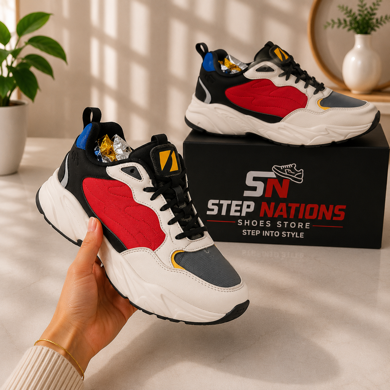 ORIGINAL Premium Multi-Color Chunky Sneakers | Men's Casual & Fashion Shoes