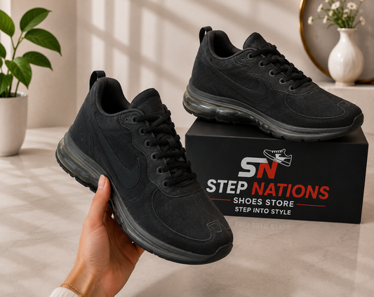 Original Nike Air Max Black Running Shoes – Premium Comfort Collection(shop)013