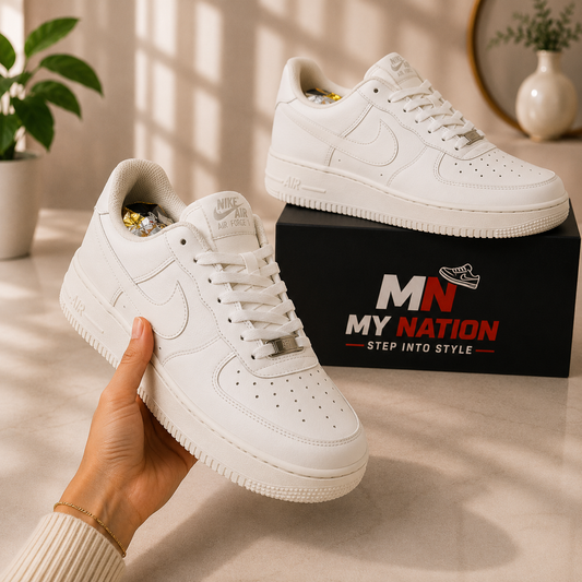 ORIGINAL NIKE AIR FORCE 1 '07 TRIPLE WHITE 🤍 | Men's Sneakers