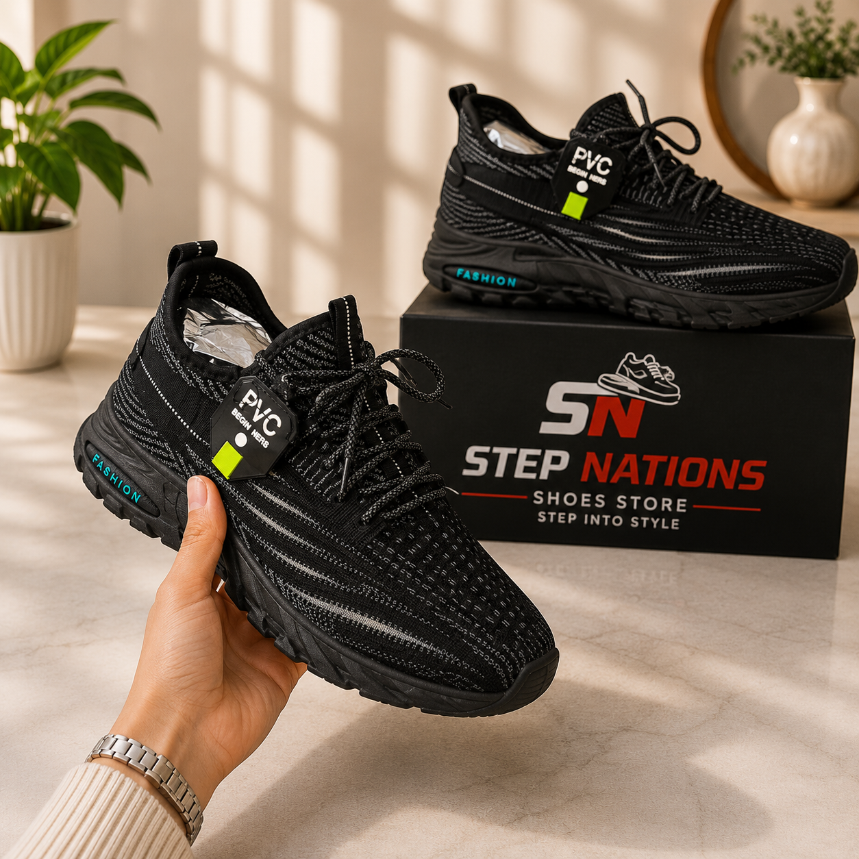 ORIGINAL STYLE MEN'S FASHION SNEAKERS – BLACK | PREMIUM COMFORT