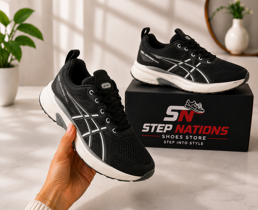Original ASICS GEL-KAYANO 31 Running Shoes – Black/White