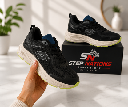 Lotto UltraStride Running Shoes – Black